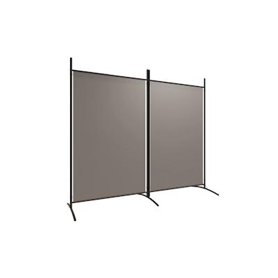 vidaXL 2-tlg. Paravent Anthrazit 175x180 cm Stoff Image