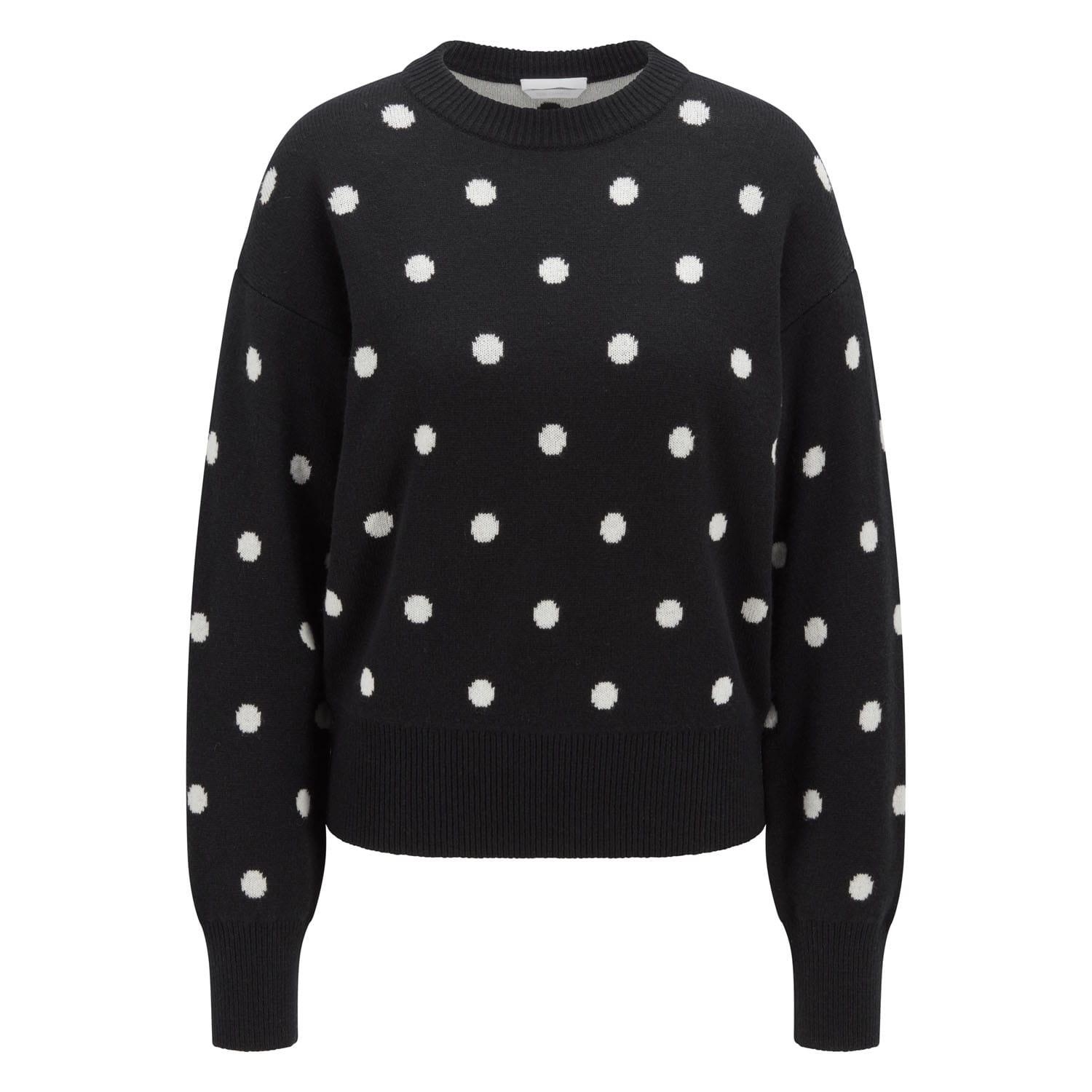 Boss - "Finleigh" Sweatshirt für Damen (Schwarz/Weiß) Image