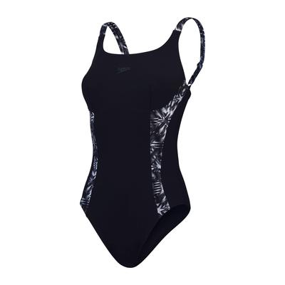 Speedo - Badeanzug für Damen (Schwarz/Grau) Image