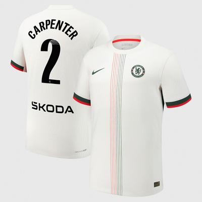 Chelsea WSL Nike Dri Fit Adv Auswärtstrikot 2025-26 mit Aufdruck Carpenter 2 Image