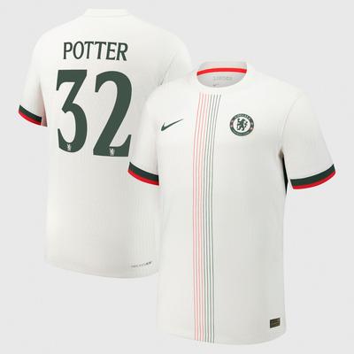 Chelsea Pokal Vapor Match Auswärtstrikot 2025-26 mit Aufdruck Potter 32 Image