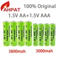 2025 NUOVA batteria 1.5V AA + AAA NI MH AA AAA alcalina 3800-3000mah per torcia giocattoli orologio lettore MP3 sostituire la batteria Ni-Mh