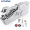 Mini point coudre couture Portable Machine à coudre sans fil vêtements tissus électrique Machine à coudre outils de travail manuel