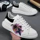 Dragon Ball Z Leisure Anime Sasuke Uomo Scarpe da tavolo bianche Tennis 2025 Nuove scarpe sportive Anime Taglia 35-44