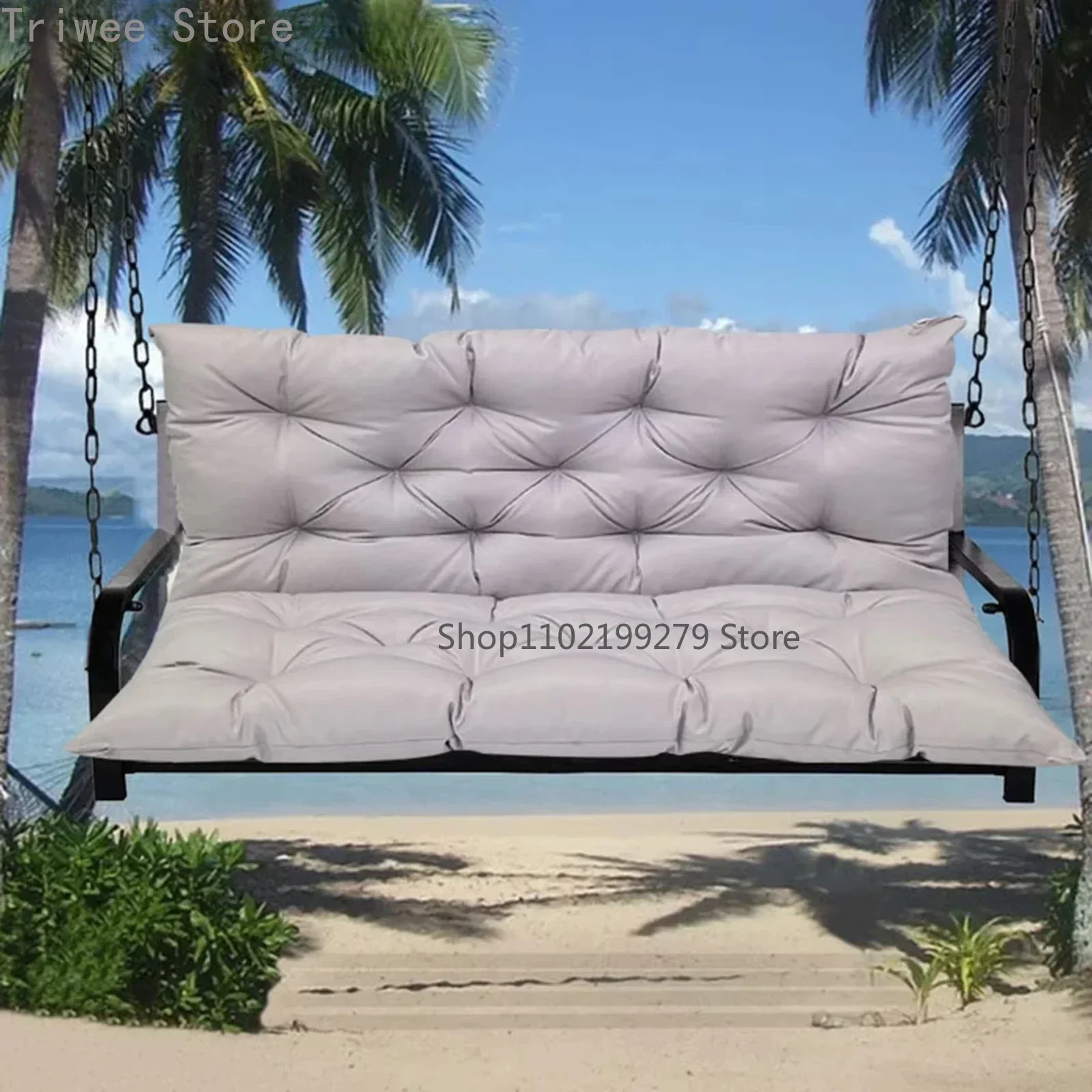 Coussin de banc de jardin, coussins de balançoire épais d