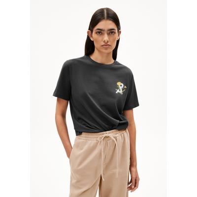 LUALAA DIFFERENCE | T-Shirt aus Bio-Baumwolle - anthrazit (M) Image