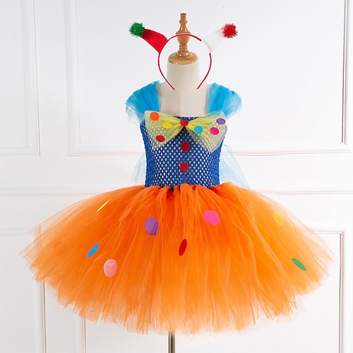 Joker Clown Pomni Halloween-Outfits Kostüm Zirkus Karnevalskostüm Cosplay Karneval für Kinder und Mädchen Karneval Mardi Gras Performance Party Bühne einfache Halloween-Kostüme zum Anziehen Image