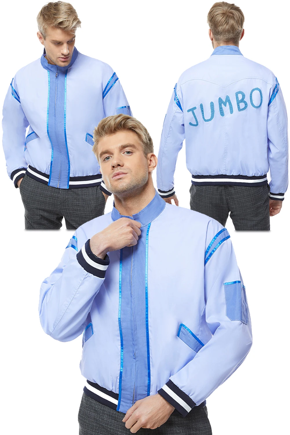 Fantasy Wilbur Walsh Cosplay Fantasia Jacke Film Crime Cosplay Busters Kostüm Verkleidung Männer Halloween Karneval Party Kleidung Image