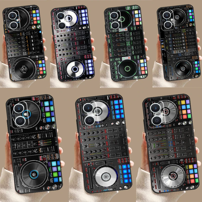Electronic Music DJ Controller Mixer Case For OPPO Reno 4Z 5Z 8T 10 11 Pro 11F 7 8 5 6 Lite OPPO Find X6 X5 Pro X2 X3 Neo Cover