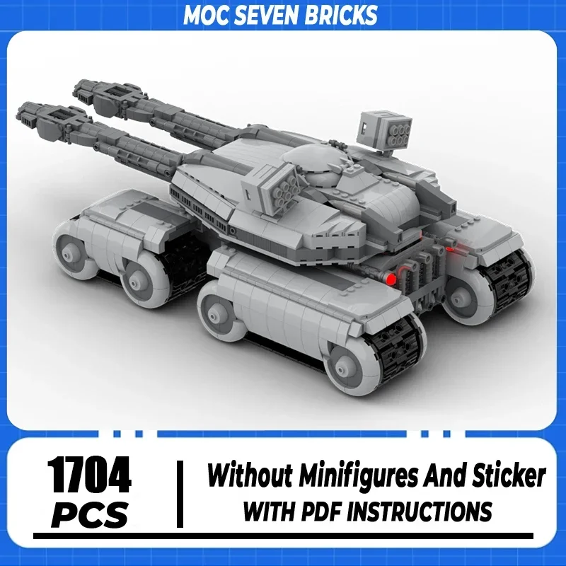 Military Series Moc Bausteine Mammoth Tank – Command & Conquer Modell Technologie Ziegel DIY Montage Spielzeug für Image