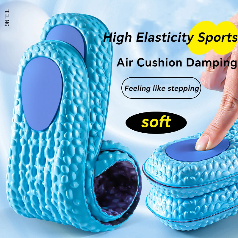 Sport Stoßdämpfung Einlegesohle Grün EVA Memory Foam Atmungsaktive Arch Support Orthopädische Schuhe Pad Männer Frauen Fußpflege Schuhe Pad