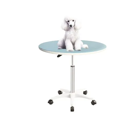 Pet Grooming Table - Adjustable 360° Rotating (Stainless Steel Legs, Non-Slip Waterproof, Mobile Dog Salon Table, Home Use