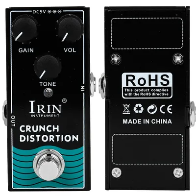 IRIN RF-03 Crunch Distortion E-Gitarre Effektpedal Rock Distortion Marshall Verstärker True Bypass Pedal Gitarrenzubehör
