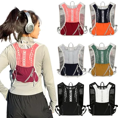 Hydration Running Vest Waterproof Lightweight Running Vest Breathable Outdoors Hydration Pack for Hiking Trail Running