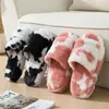 Fuzzy Pelz frauen Hausschuhe Hause Luxus Designer Plüsch Herbst Winter Frau Schuhe Plattform Casual Indoor Flauschigen Rutschen Elegante Neue