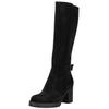 High-Heel-Stiefel NERO GIARDINI "Nero Giardini Stiefel Leder", Damen, Gr. 37, schwarz, Leder, casual, Schuhe