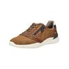 Sneaker MUSTANG SHOES "Mustang Shoes Sneaker Lederimitat", Herren, Gr. 45, braun (kastanie), Lederimitat, casual, Schuhe