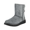 Stiefelette LEGERO "Legero Stiefelette Veloursleder", Damen, Gr. 39, grau (mittelgrau), Veloursleder, casual, Schuhe