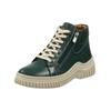 Schnürstiefelette HUSH PUPPIES "Hush Puppies Stiefelette Leder", Damen, Gr. 37, grün, Leder, casual, Schuhe