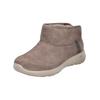 Stiefelette SKECHERS "Skechers Stiefelette Veloursleder", Damen, Gr. 38, braun, Veloursleder, casual, Schuhe