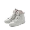 Stiefelette ELBSAND, Damen, Gr. 42, grau (hellgrau), Obermaterial: 94% Lederimitat, 6% Textilmaterial. Decksohle: 100% Textilmaterial. Futter: 100% Textilmaterial. Laufsohle: 100% Synthetik, unifarben, used, casual, Schuhe, Stiefel, Boots,...