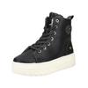 Sneaker MUSTANG SHOES "Mustang Shoes Sneaker Lederimitat", Damen, Gr. 41, schwarz, Lederimitat, casual, Schuhe