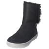 Snowboots RICOSTA "Ricosta Stiefel Veloursleder", Kinder, Gr. 34, schwarz, Veloursleder, casual, Schuhe
