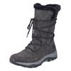 Stiefel RIEKER "Rieker Stiefel Lederimitat", Damen, Gr. 39, grau (anthrazit), Lederimitat, casual, Schuhe