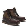 Schnürboots TIMBERLAND "BRITTON ROADMID LACE UP BOOT", Gr. 43,5, burgundy full grain, Leder, sportlich, Schuhe, Winterstiefel, Schnürstiefel, Winterschuhe
