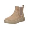 Stiefelette TAMARIS "Tamaris Stiefelette Veloursleder/Textil", Damen, Gr. 39, braun (camel), Veloursleder, Textil, casual, Schuhe