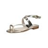 Zehentrenner DOLCE VITA "Dolce Vita Sandalen Leder", Damen, Gr. 39, gold, Leder, casual, Schuhe
