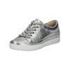 Sneaker CAPRICE "Caprice Sneaker Leder", Damen, Gr. 38, silber, Leder, casual, Schuhe