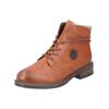 Schnürstiefelette RIEKER "Rieker Stiefelette Lederimitat", Damen, Gr. 38, braun, Lederimitat, casual, Schuhe