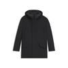 Parka BOSS ORANGE "Osiass", Herren, Gr. 48, schwarz (schwarz001), Web, Obermaterial: 100% Polyester, unifarben, casual, relaxed fit Po-bedeckend, Langarm Rippstrickbündchen, Jacken, relaxed fit, mit wattierter Kapuze, verdeckter Reißverschluss