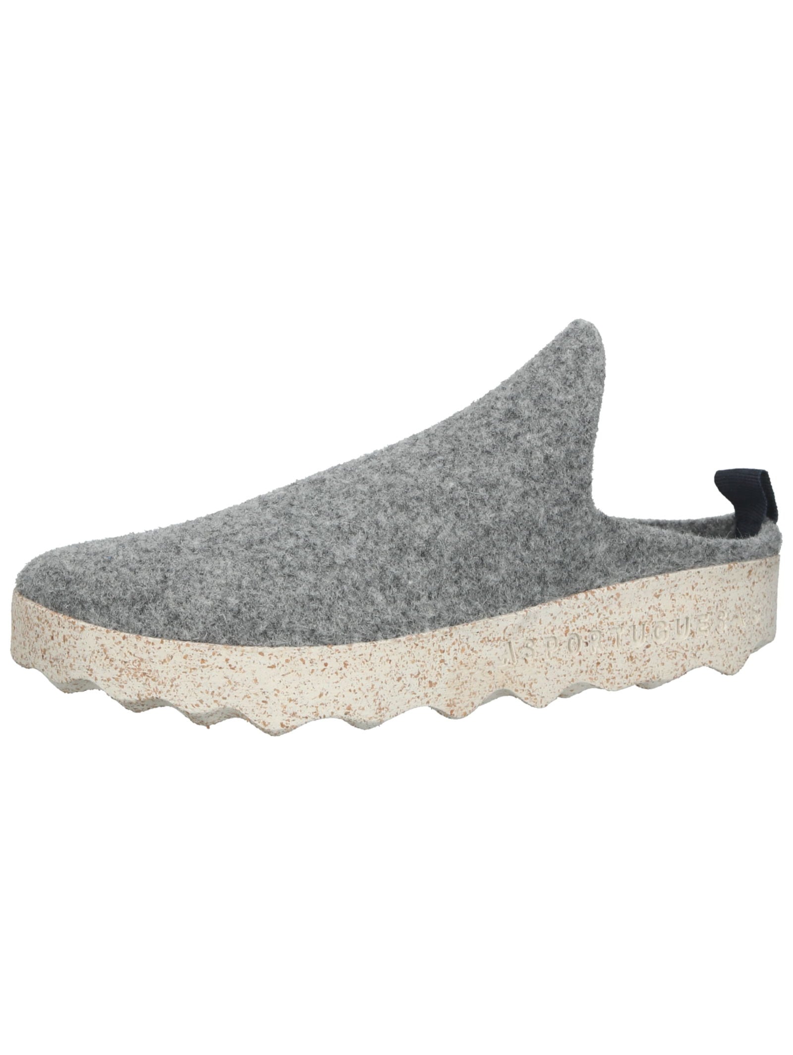 Hausschuh ASPORTUGUESAS "Asportuguesas Hausschuhe Filz", Damen, Gr. 38, grau, Filz, Schuhe Hausschuh