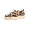Sneaker PAUL GREEN "Paul Green Sneaker Leder", Damen, Gr. 40, braun (leopard), Leder, casual, Schuhe