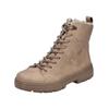 Schnürstiefelette RIEKER "Rieker Stiefelette Lederimitat", Damen, Gr. 39, braun (camel), Lederimitat, casual, Schuhe