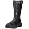 Stiefel STEVE MADDEN "STEVE MADDEN Stiefel Leder", Damen, Gr. 41, schwarz, Leder, casual, Schuhe