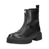Stiefelette STEVE MADDEN "STEVE MADDEN Stiefelette Leder", Damen, Gr. 37, schwarz, Leder, casual, Schuhe