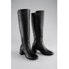 Stiefel ANISTON SHOES, Damen, Gr. 40, Normalschaft, schwarz, Lederimitat, elegant, Schuhe, Stretchstiefel mit Innen-Reißverschluss - NEUE KOLLEKTION