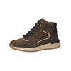 Schnürstiefelette MUSTANG SHOES "Mustang Shoes Stiefelette Lederimitat/Textil", Herren, Gr. 43, braun, Lederimitat, Textil, casual, Schuhe