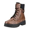 Schnürstiefelette TOM TAILOR "Tom Tailor Stiefelette Lederimitat", Damen, Gr. 39, braun, Lederimitat, casual, Schuhe