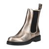 Stiefelette NERO GIARDINI "Nero Giardini Stiefelette Leder/Textil", Damen, Gr. 37, gold, Leder, Textil, casual, Schuhe