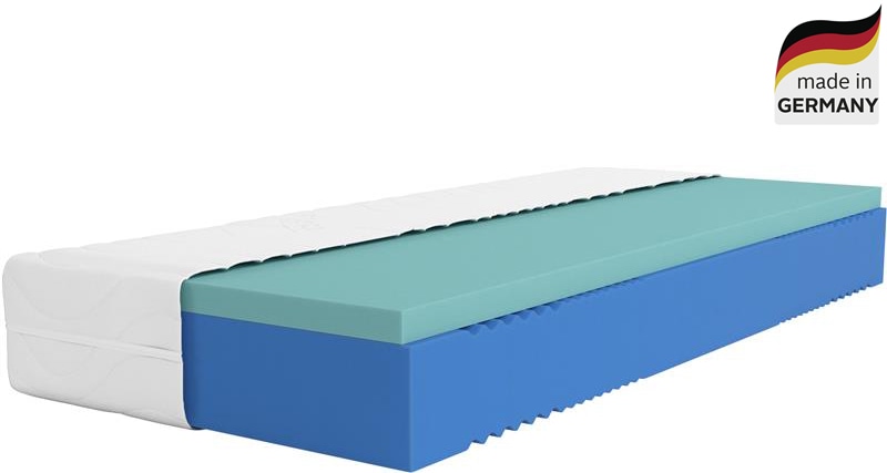 Komfortschaummatratze ÄLGDRÖM "NEUHEIT, PREMIUM Lasse, Matratze 90x200 cm & weitere Größen", weiß, B:160cm H:22cm L:200cm, Bezug: 60% Polyester, 40% Lyocell (TENCEL™). Steppfüllung: 100% Polyester, Matratzen, in H2-H4, 90x200 cm (H4, 22cm) Stiftung...