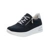 Sneaker RIEKER "Rieker Sneaker Synthetik", Damen, Gr. 40, pazifik, Synthetik, casual, Schuhe