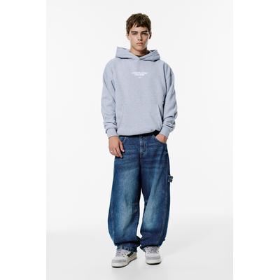 Balloon Fit Jeans With Embroidered Pocket