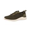 Sneaker MUSTANG SHOES "Mustang Shoes Sneaker Lederimitat/Textil", Herren, Gr. 43, grün (oliv), Lederimitat, Textil, casual, Schuhe