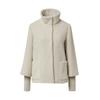 Outdoorjacke S.OLIVER BLACK LABEL, Damen, Gr. 40, grau braun, Web, Obermaterial: 63% Polyamid, 37% Polyester. Futter: 100% Polyester, unifarben, casual, lässig geschnitten hüftbedeckend, Rundhals, Langarm Flachstrickbündchen, Jacken, mit...