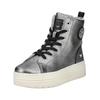 Sneaker MUSTANG SHOES "Mustang Shoes Sneaker Lederimitat", Damen, Gr. 42, silber, Lederimitat, casual, Schuhe