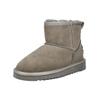 Stiefelette MUSTANG SHOES "Mustang Shoes Stiefelette Veloursleder", Damen, Gr. 39, grau (dunkelgrau), Veloursleder, casual, Schuhe